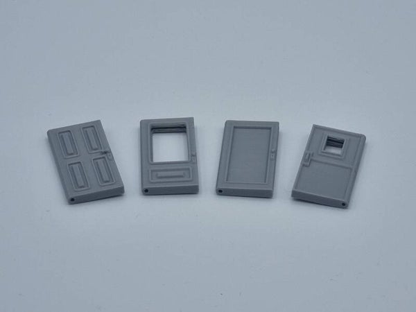 20thCU-011-different Doors 4 Stk.