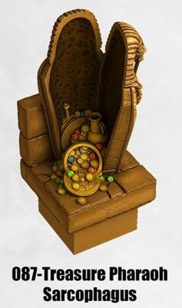 DUBL-ET-087-Treasure Pharaoh Sarcophagus