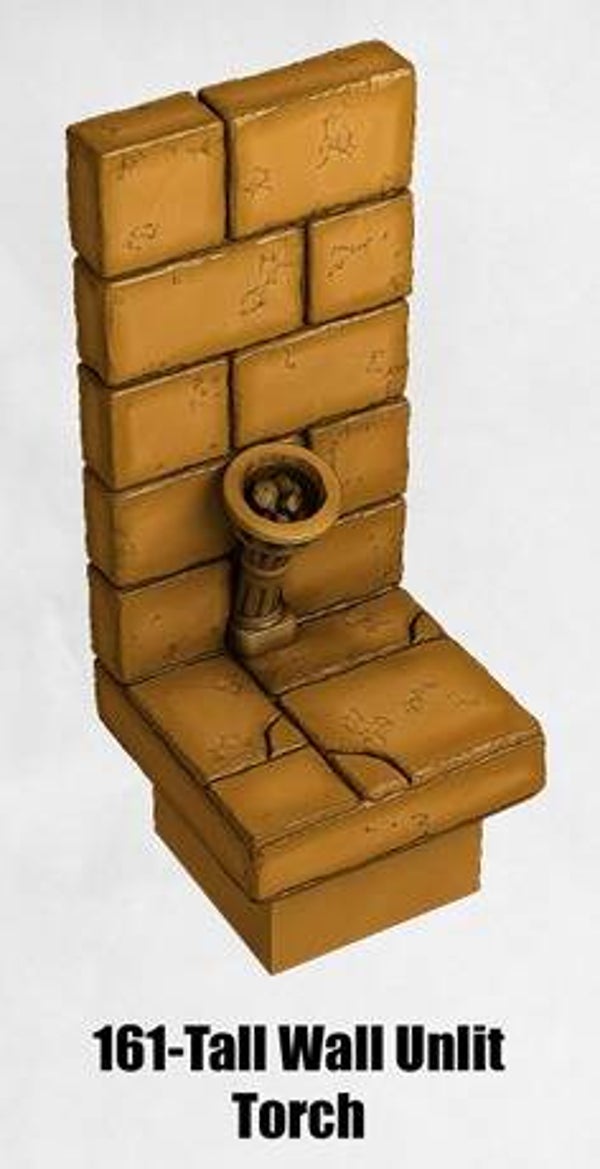 DUBL-ET-161-Tall Wall Unlit Torch