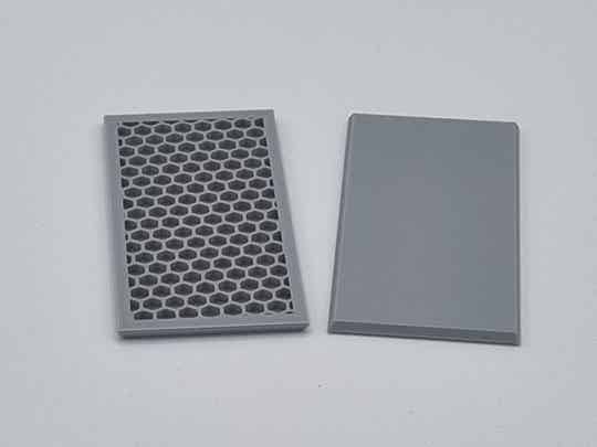 Base-009-Square Blank 50x100 mm 2 Stk.