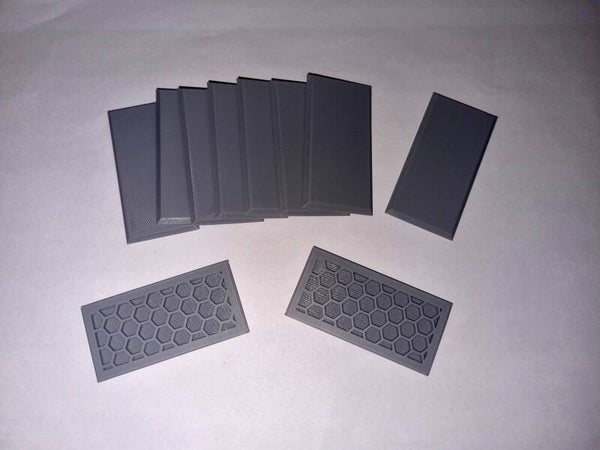 Base-005-Square Blank 30x60 mm 10 Stk.