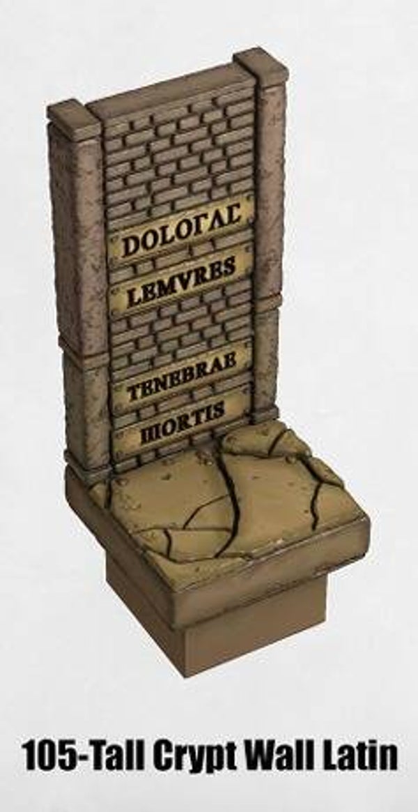HG-105-Tall Crypt Wall Latin