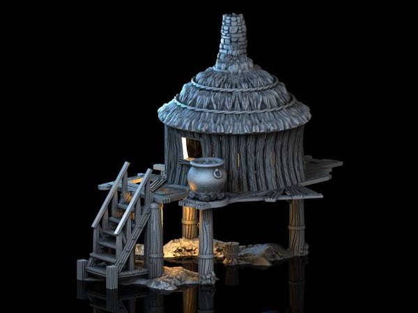 3DP4U-MT11-002-Marsh Witch's Hut