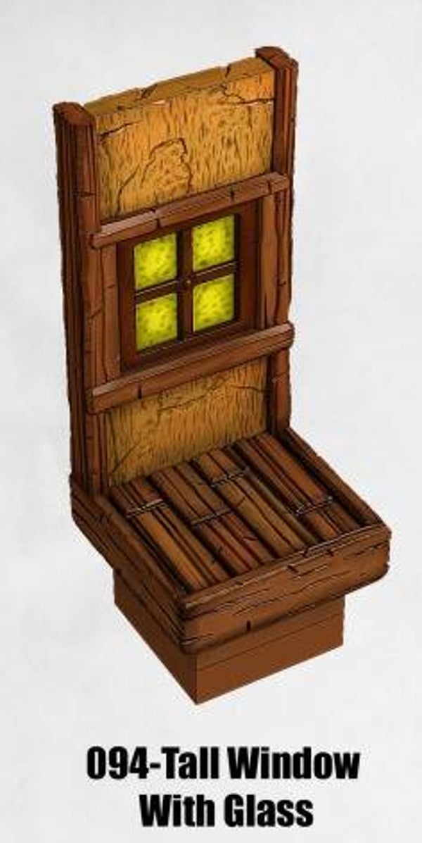 MT1-094-Tall Window with Glass