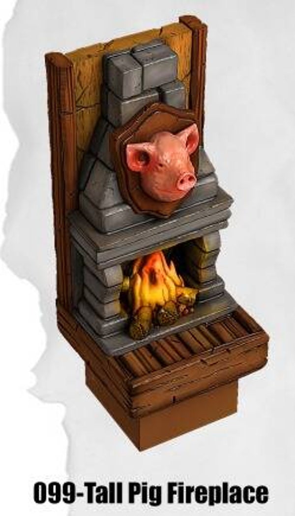 MT1-099-Tall Pig Fireplace