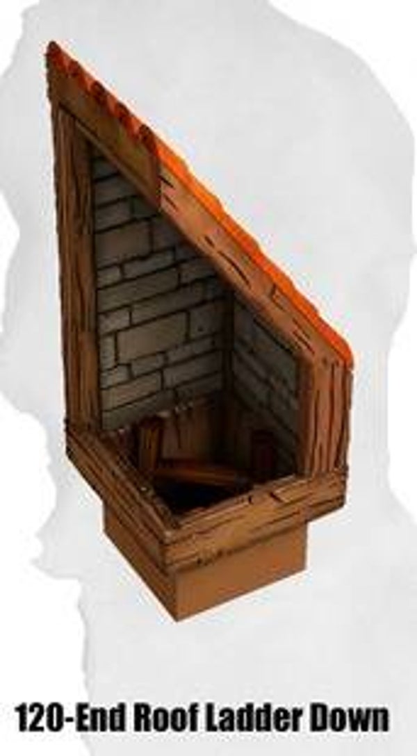 MT2-120-End Roof Ladder Down