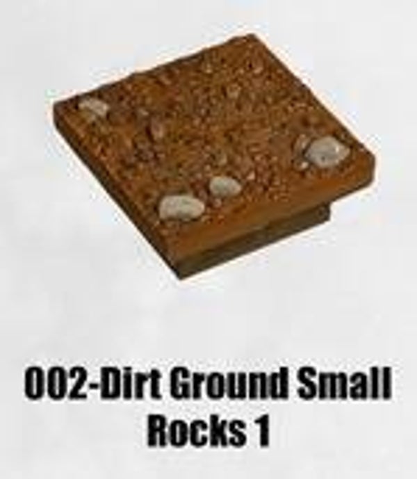 RR-002-Dirt Ground Small Rocks 1