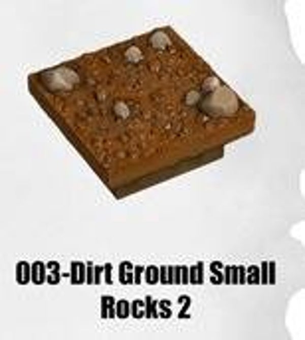 RR-003-Dirt Ground Small Rocks 2