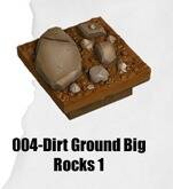 RR-004-Dirt Ground Big Rocks 1
