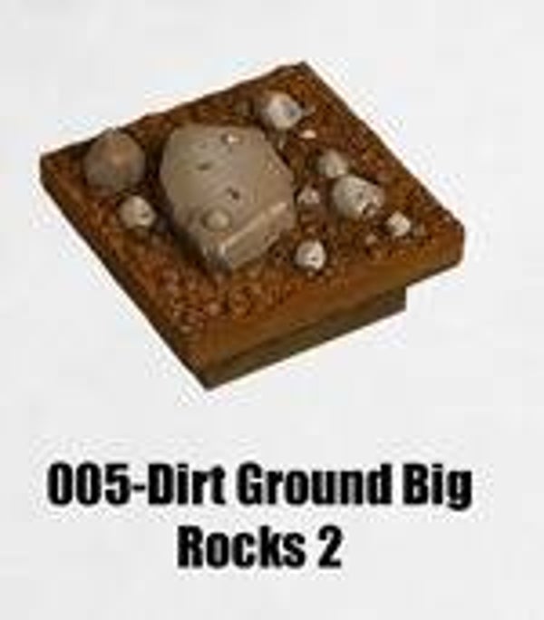 RR-005-Dirt Ground Big Rocks 2