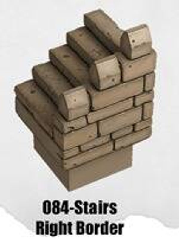 RR-084-Stairs Right Border