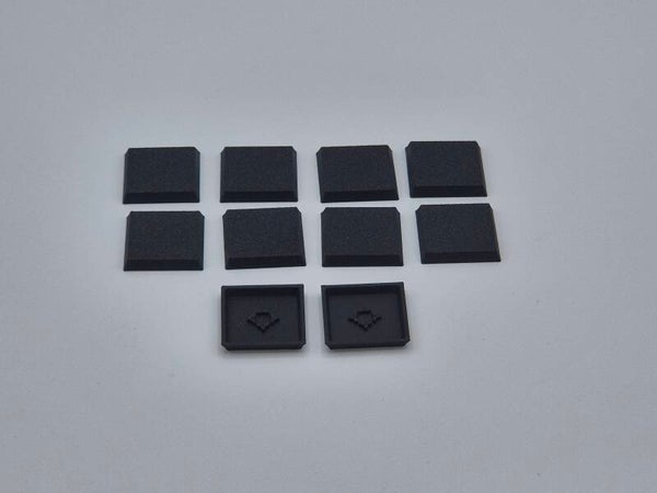 DFF-Base-017-Square 25x25 mm - 10 Stk.