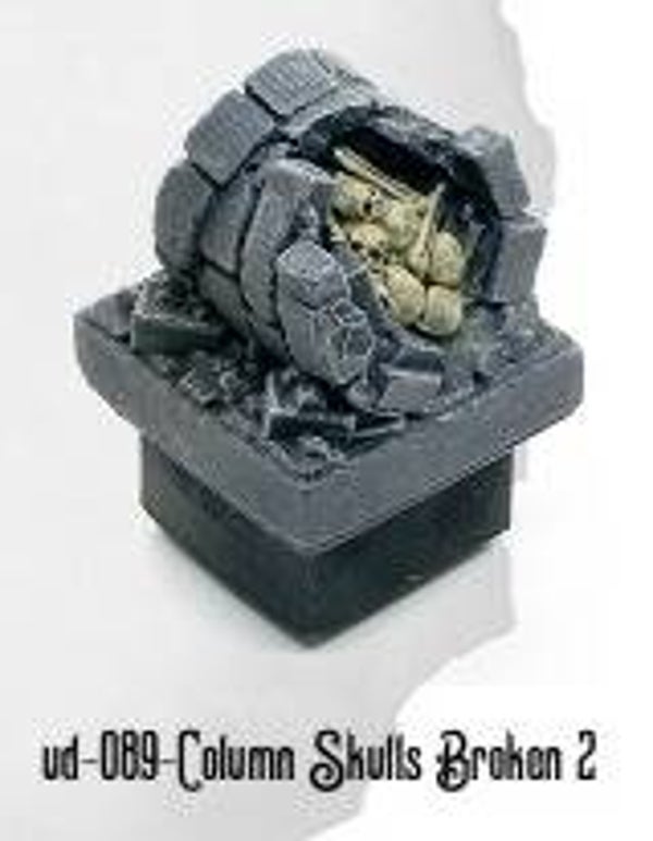 DUBL-UD-089-Column Skulls Broken 2