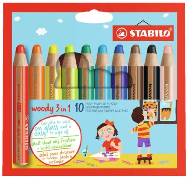 Stabilo Woody 10 stuks