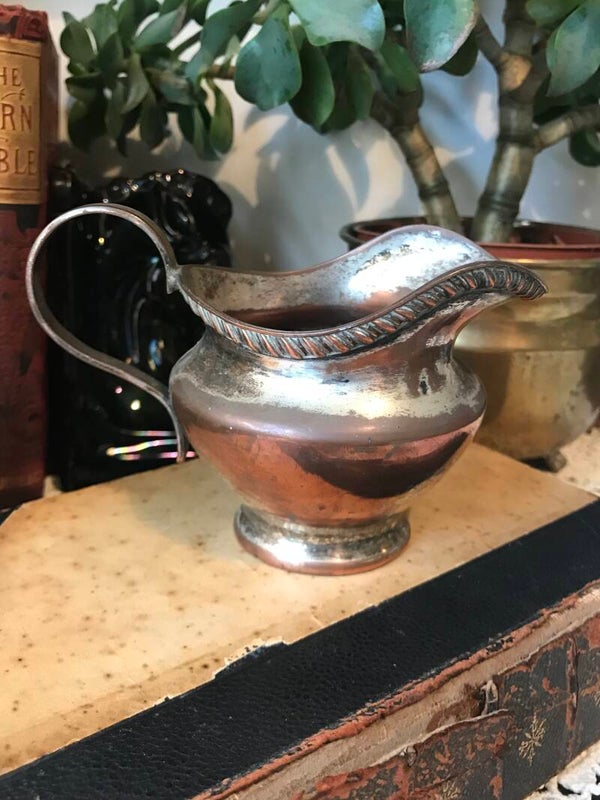 Rustic Silver Creamer Jug