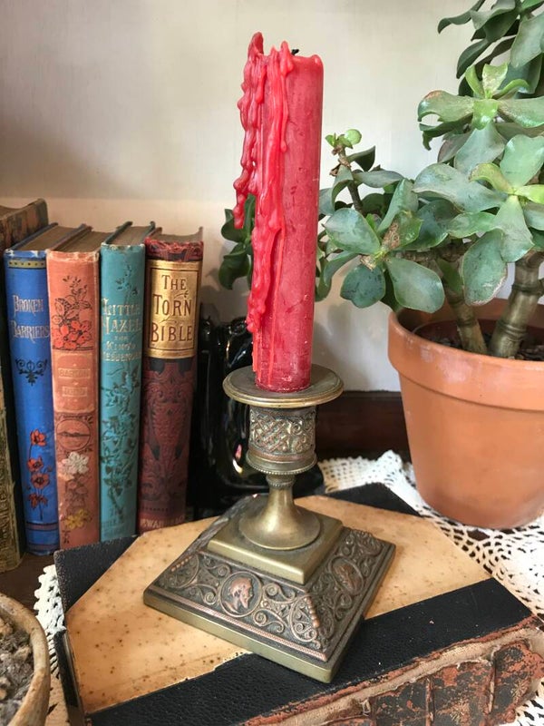 Beautiful Decorative Antique Square Candlestick