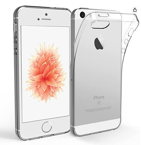 iphone 5c  hoesje - Apple iPhone 5s/se/ hoesje case siliconen transparant