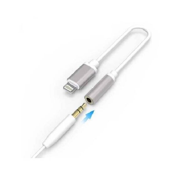 Lightning adapter naar 3.5mm aux kabel voor IOS 13.1 XS max