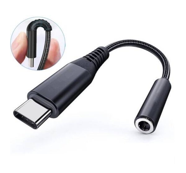 USB C hoofdtelefoonadapter USB C naar 3,5 mm jack adapter USB type C Jack Audio