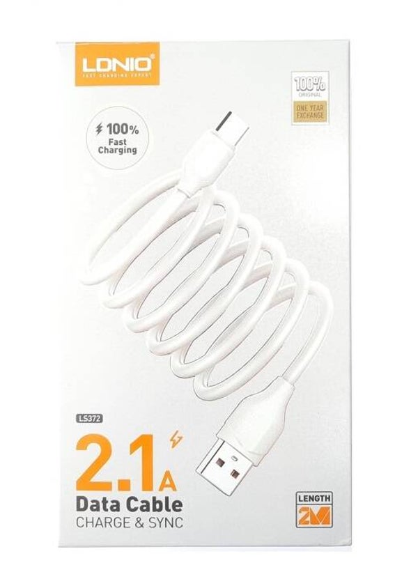 L372 Usb C Kabel 2 M Voor Xiaomi Mi 8 9 9T Redmi K20 Note 7 5A Usb Type C kabel Voor Samsung S8 S9 S10 Huawei P30 Super Lading 2 meter