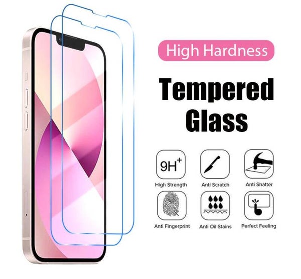 2X Glass iPhone 11/12/13/14 /15 ScreenProtector - iPhone Glass ScreenProtector - Tempered Glass Full Cover PREMIUM KWALITEIT TEMPERED GLASS - BESCHERMLAAG