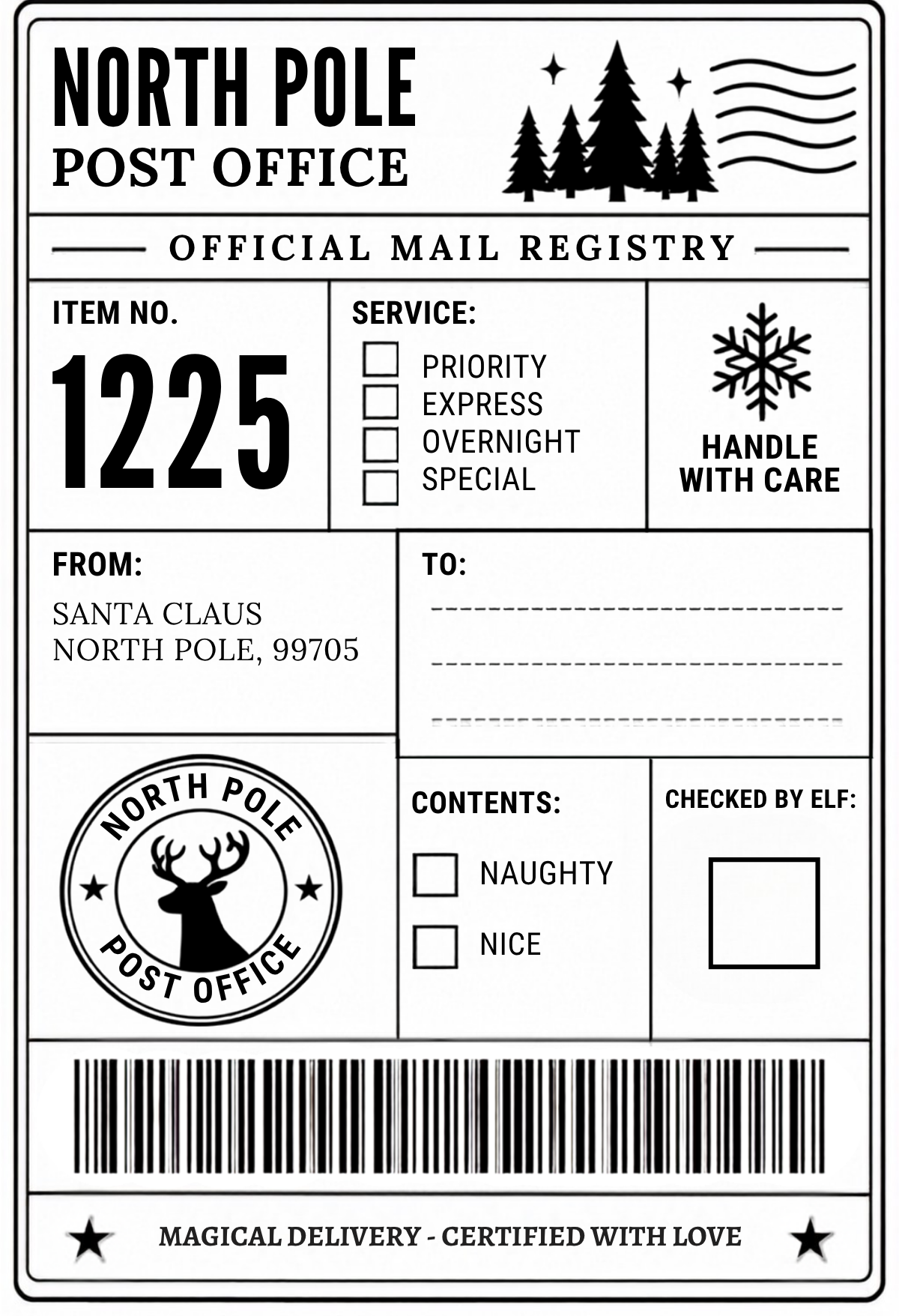 Christmas Labels