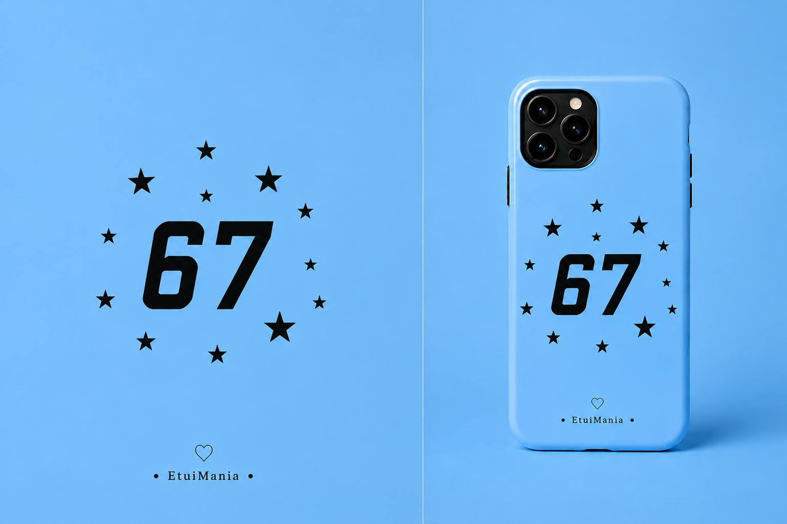 Etui - "Blue 67"