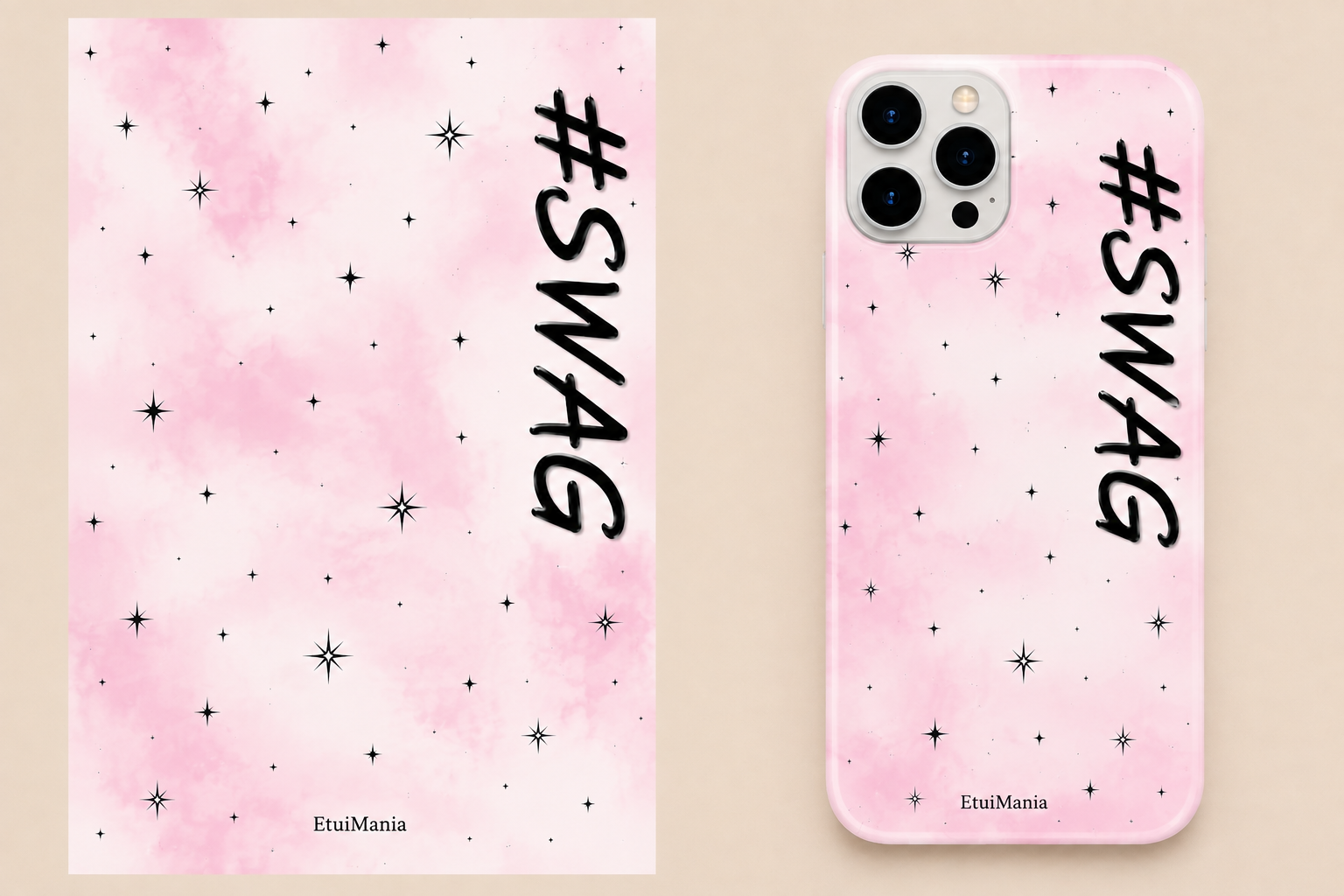 Etui na telefon "#swag"