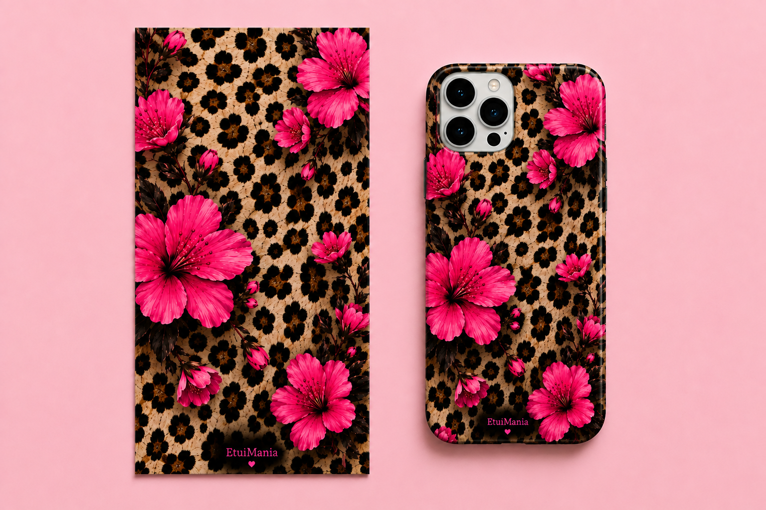 Etui - "Sakura pantera"
