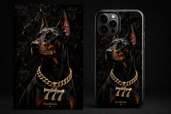 Etui - "doberman 777"