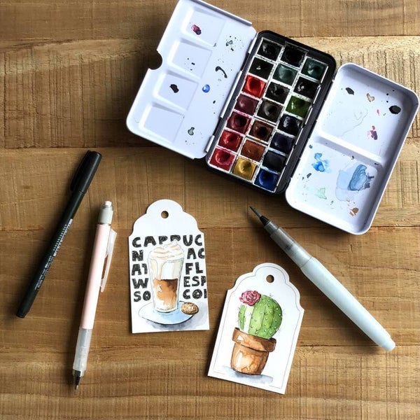 Workshop werken met waterverf 9 april