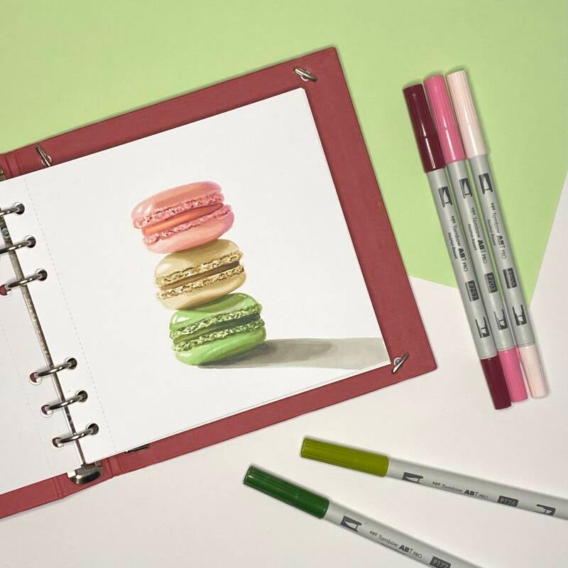 huisportret waterverf illustratie