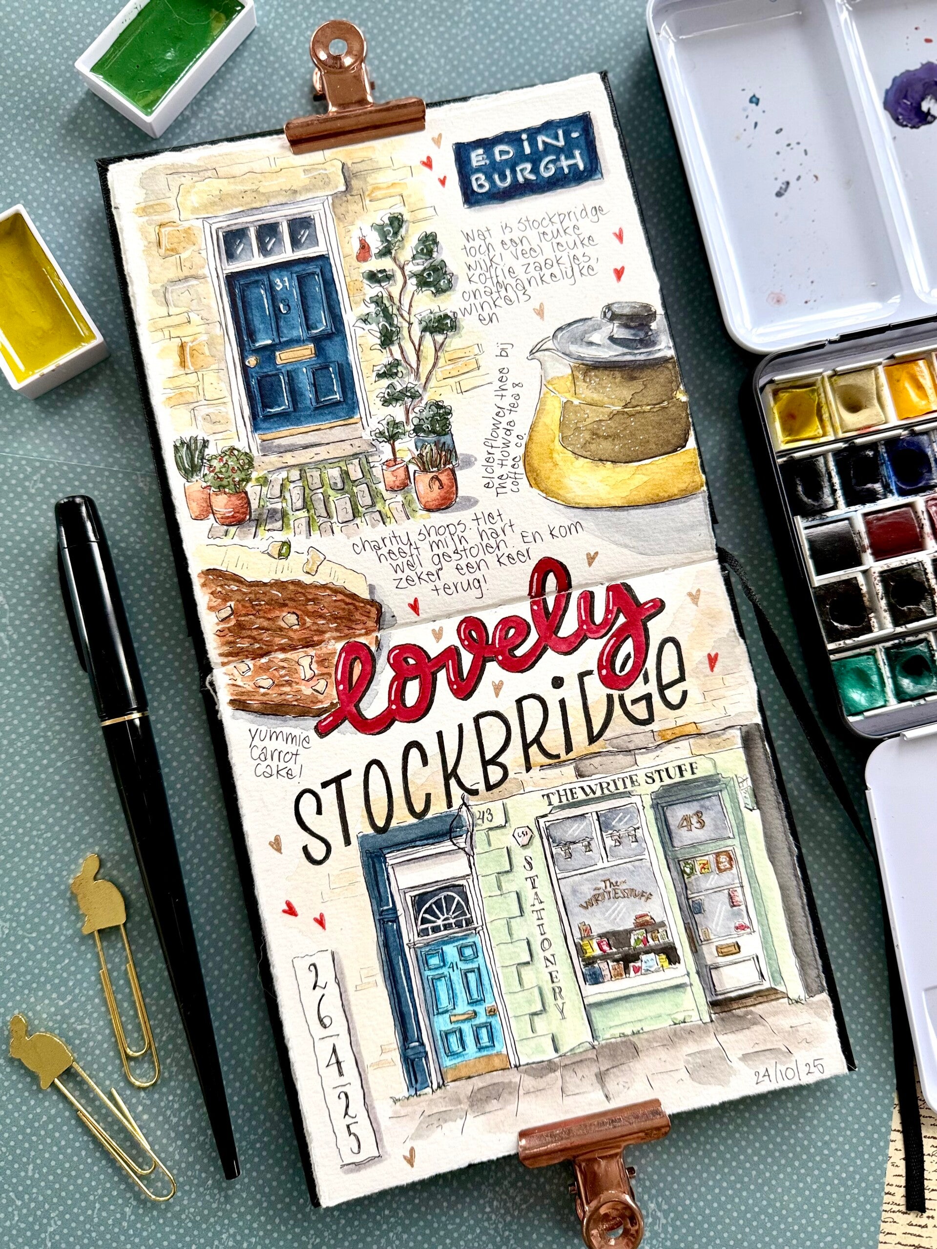 waterverf workshop illustratie