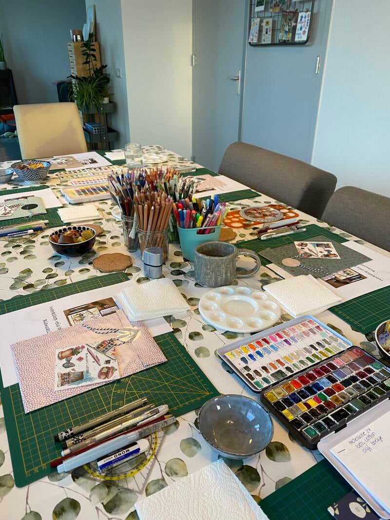 waterverf workshop illustratie