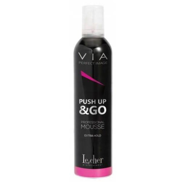 LECHER VIA PUSH UP & GO Extra sterke haarschuim 400ml