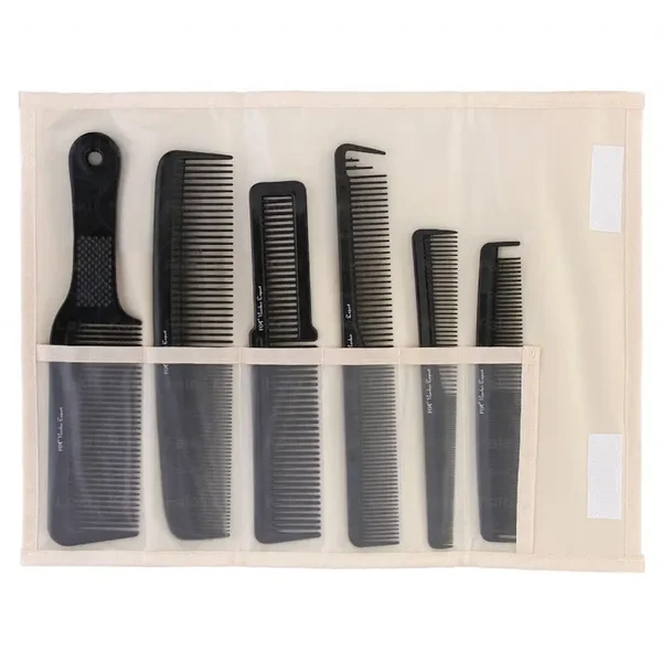 FOX Barber Expert Kammenset in Linnen Etui 6 stuks