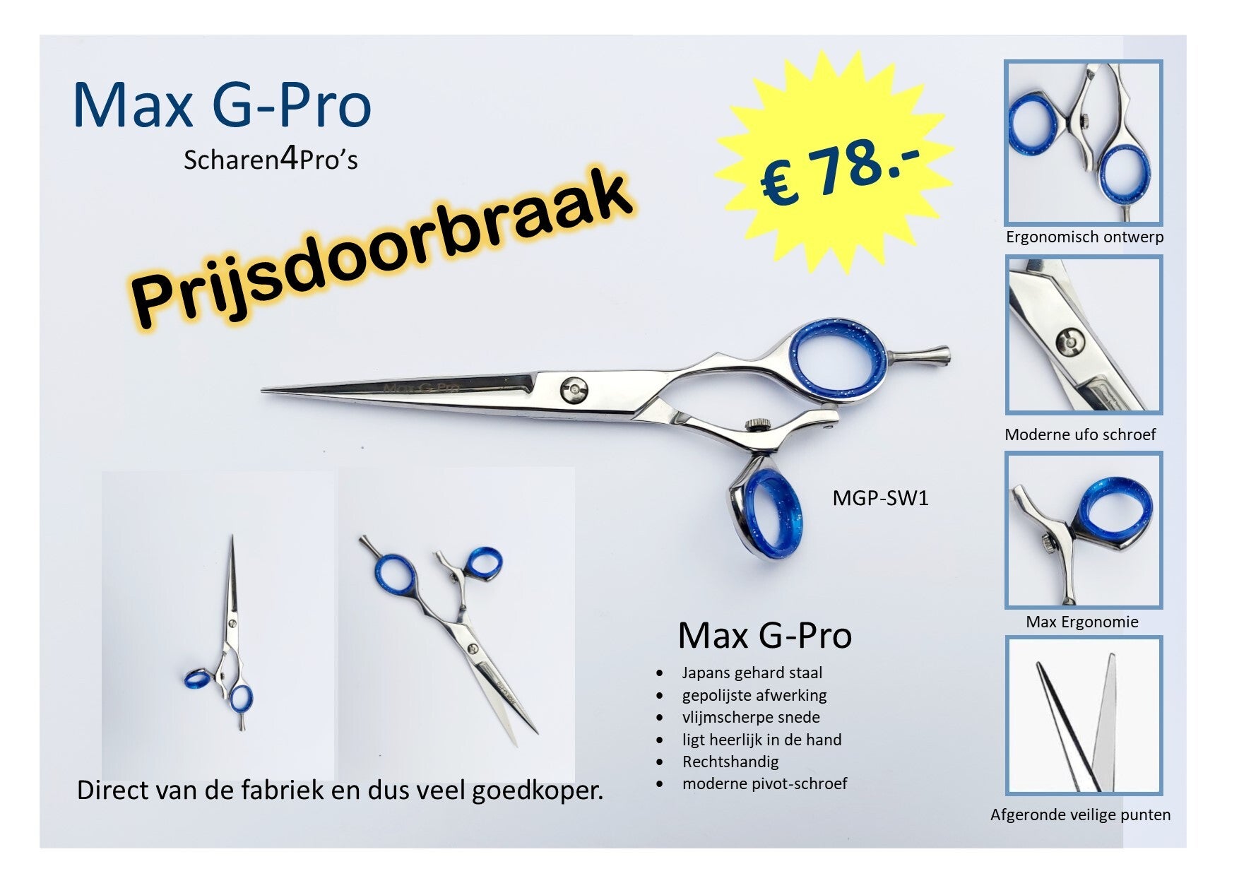 MGP - SW1  Max G-Pro "Swivel" in 5.5 - 6.0 - 6.5 - 7.0 inch