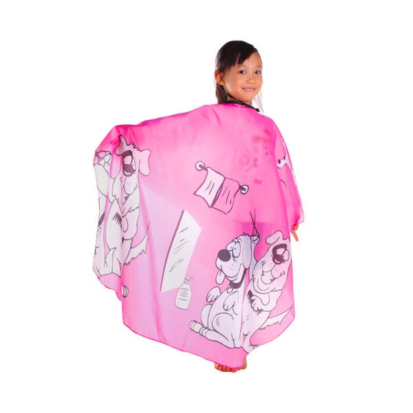 FOX BASIC LINE kinderkappersmantel roze