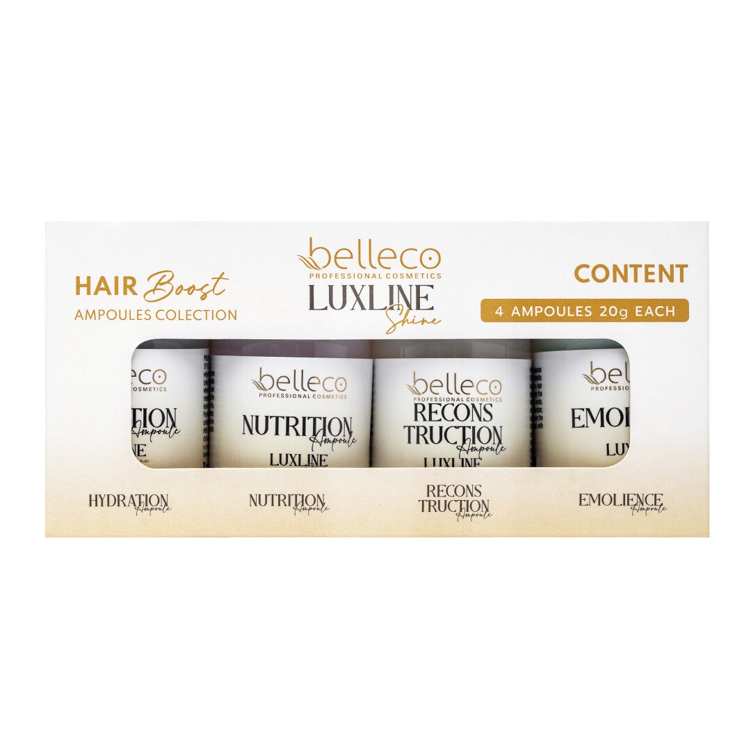 Belleco LUXLINE SHINE AMPOULE BOOSTER KIT 4x20g