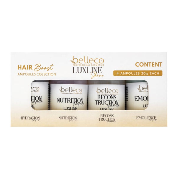 Belleco LUXLINE SHINE AMPOULE BOOSTER KIT 4x20g
