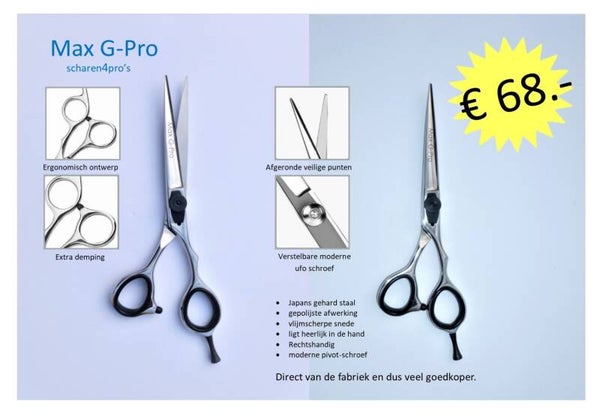 MGP - 006  Max G-Pro Modern Stylist in 5.5 - 6.0 - 6.5 inch