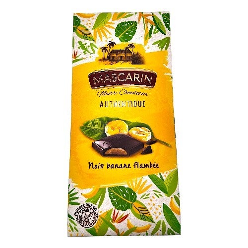 chocolat noir banane flambée