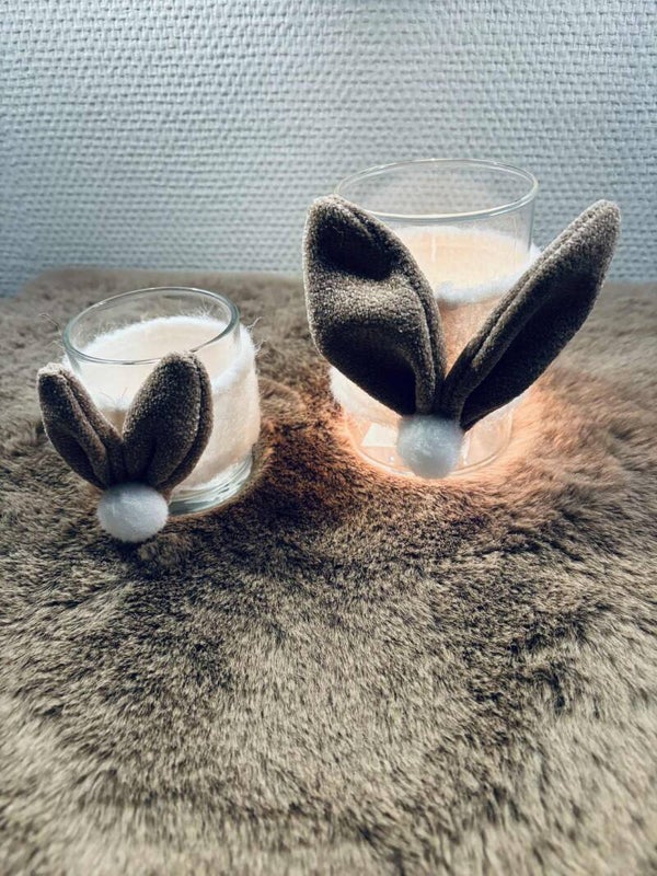 Theelichthouder thema pasen.