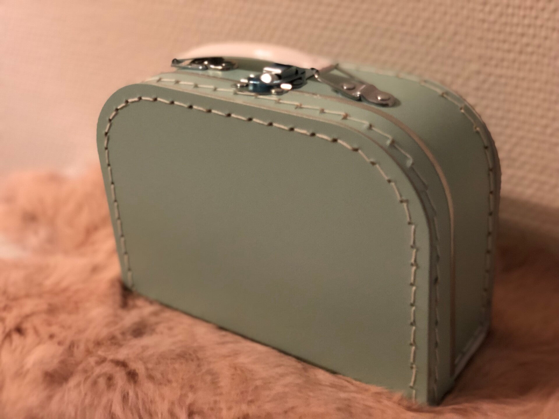 Kinderkoffertje mint 20cm