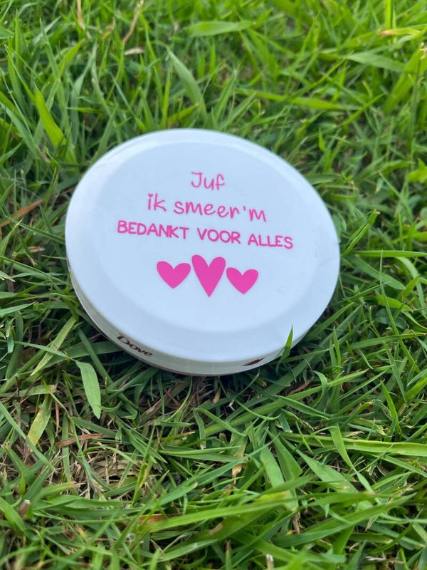Creme voor de juf