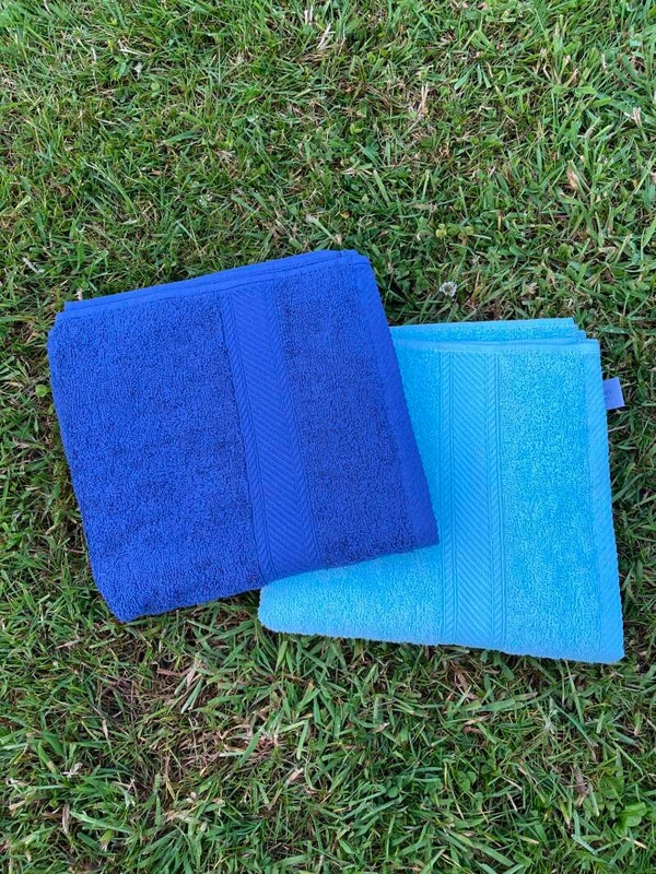 handdoek licht blauw