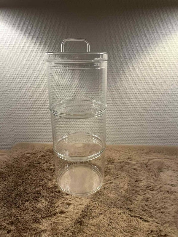 Snoeppot volledig in glas 3 lagen