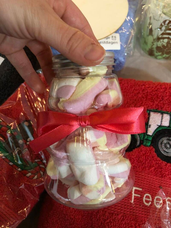 Snoepjes in vorm van kerstboom moesjes