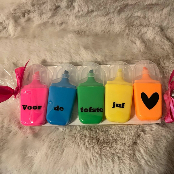 Fluostiften klein fluo kleuren