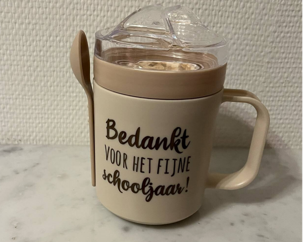 Yohurt beker beige